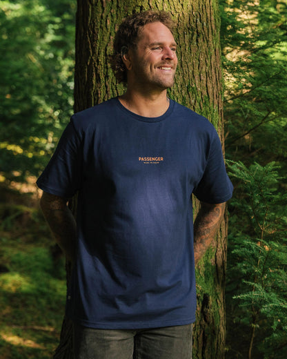 Phoenix Cotton T-Shirt - Rich Navy - 