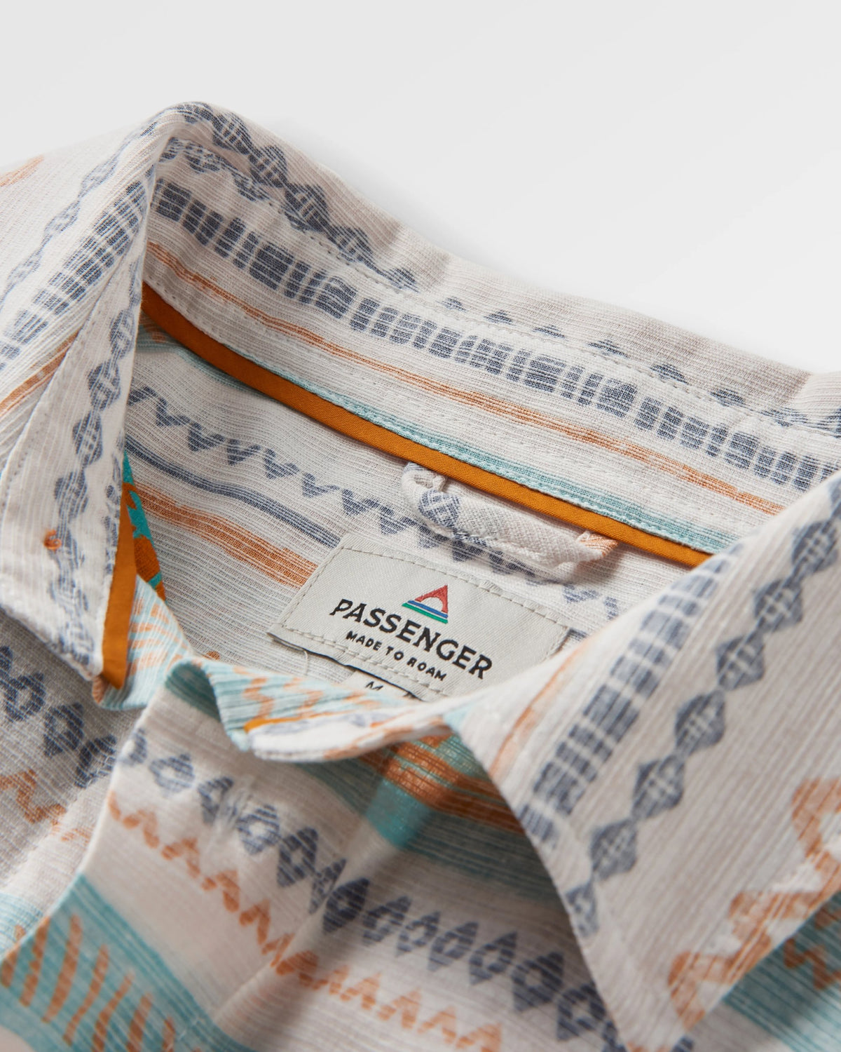 Amboro Shirt - Patchwork Stripe Birch - Flatlay
