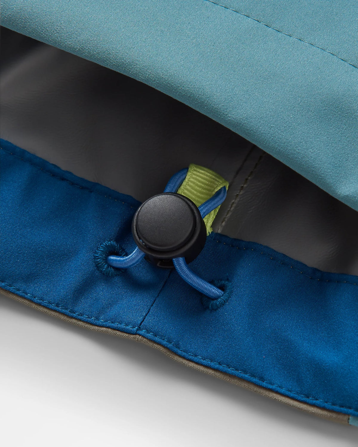 Downpour Waterproof Jacket - Tidal Blue/Arctic/Dusty Olive - Flatlay