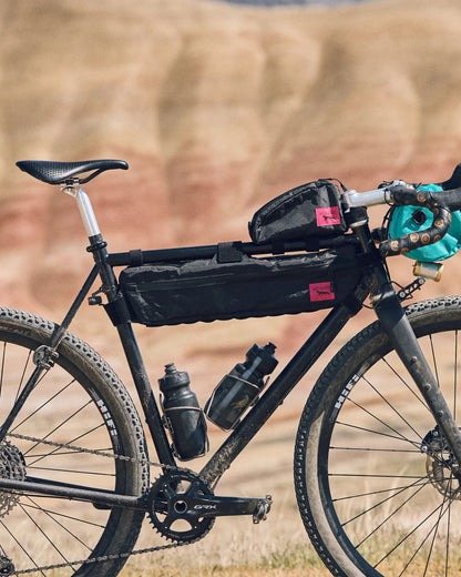 Swift Industries Moxie Top Tube Bag - Black  - Lifestyle