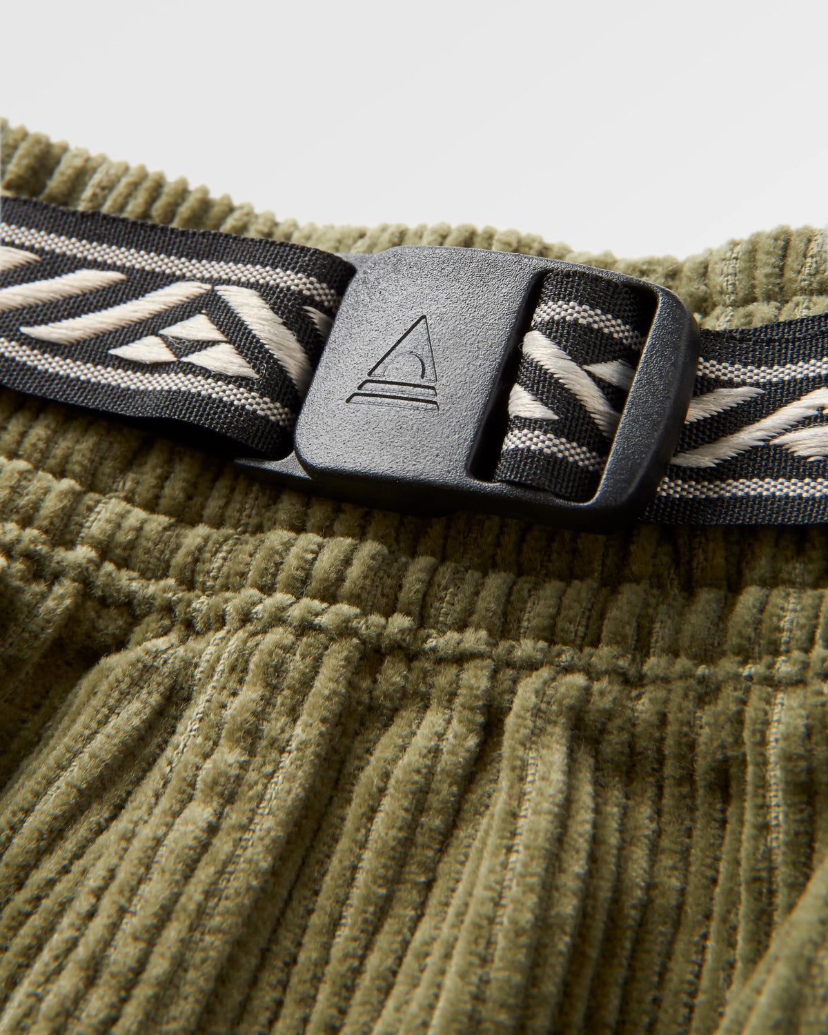Topanga Cord Short - Khaki - Flatlay