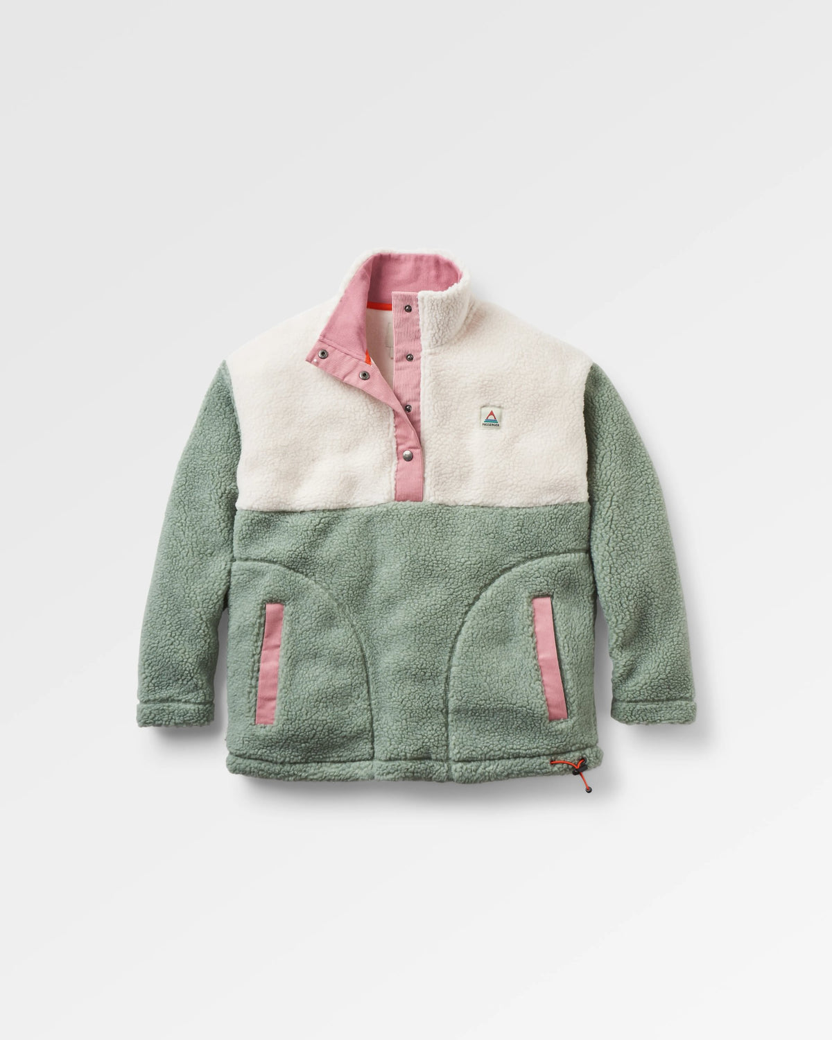 Create Deep-Pile Sherpa Fleece - Pistachio - Flatlay