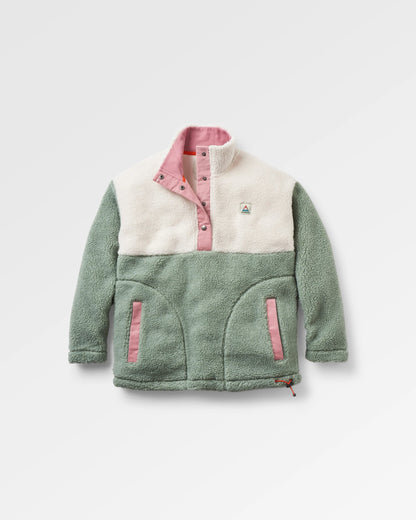 Create Deep-Pile Sherpa Fleece - Pistachio - Flatlay