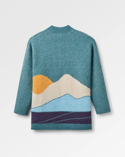 Vista Knitted Cardigan - Arctic - Flatlay