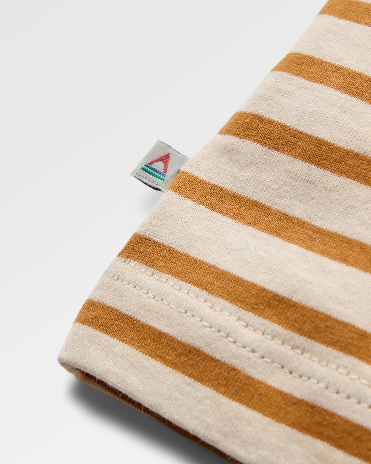 Zen Relaxed Fit T-Shirt - Retro Orange Stripe  - Flatlay