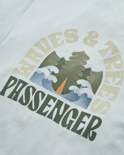 Outsiders T-Shirt - Ice Blue - Flatlay
