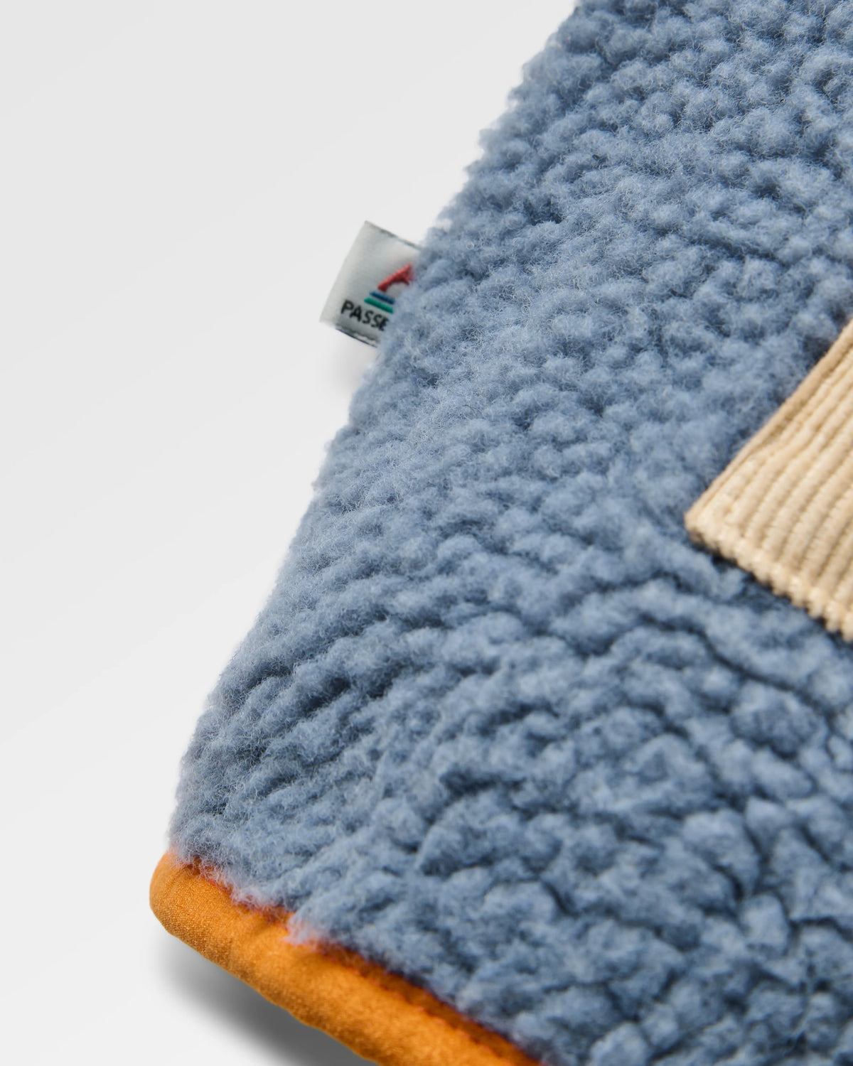 Clover Sherpa Hooded Fleece - Stormy Blue  - Flatlay