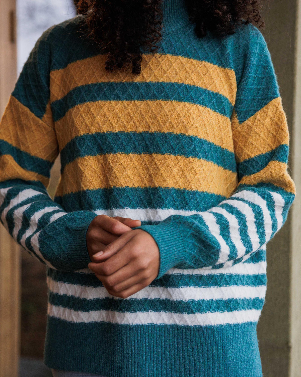 Ramble Knitted Jumper - Mediterranean - Lifestyle