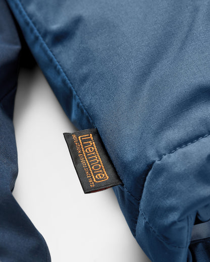 Shadow Thermore® Insulated Water Resistant Jacket - Dark Denim/ Deep Navy - Flatlay