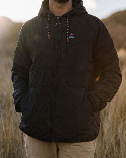 Dylan Insulated Full Zip Jacket - Black - Lifestyle