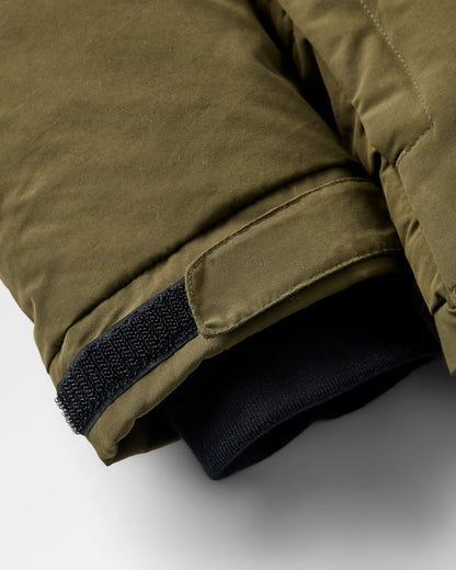 Grounded Down Jacket - Dark Olive - Flatlay