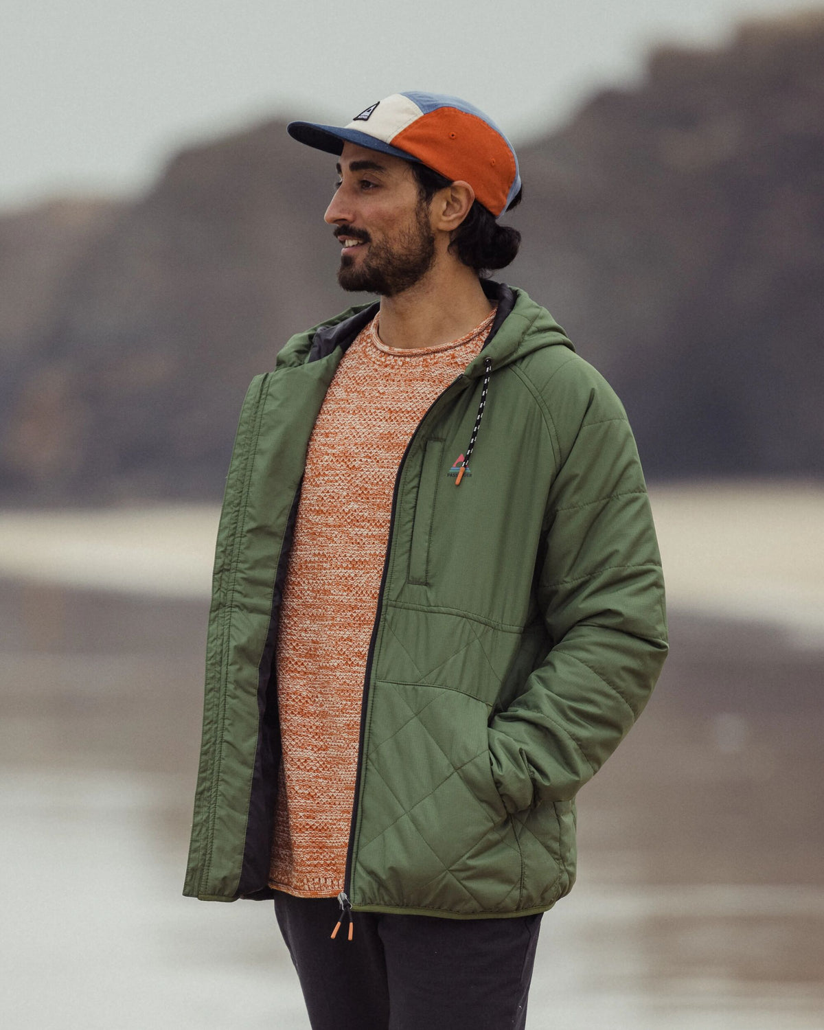 Dylan Insulated Full Zip Jacket - Wild Green - Lifestyle