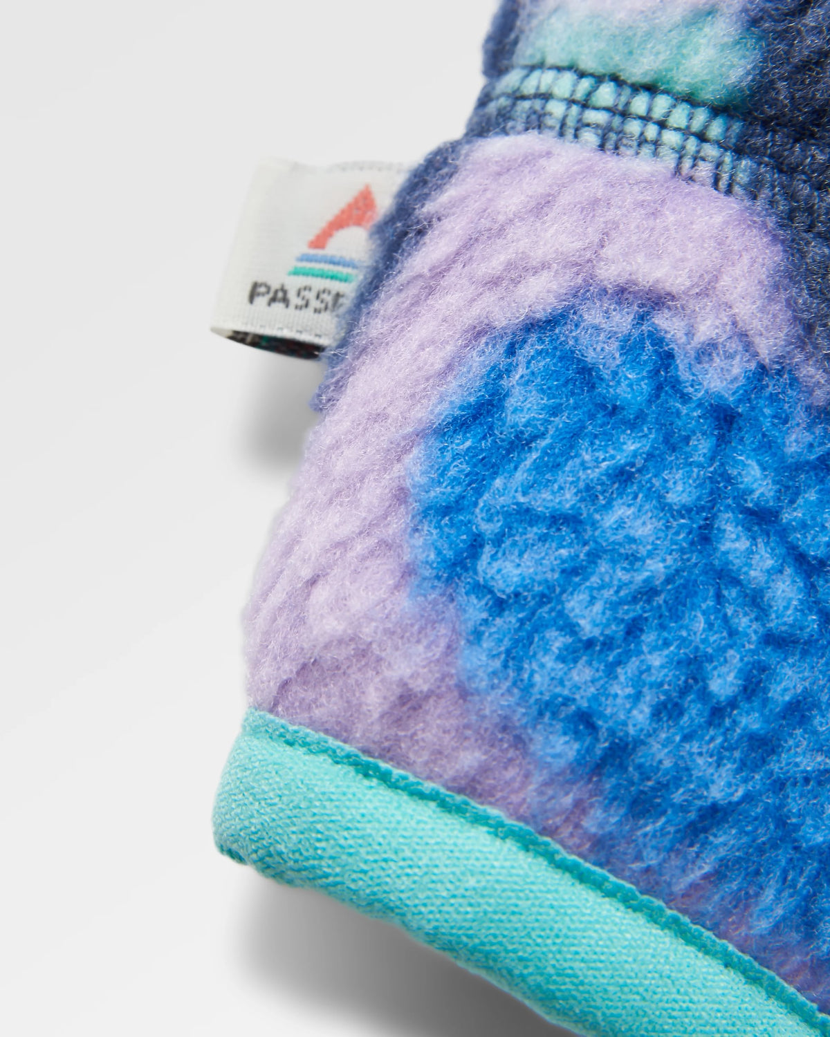 Home Sherpa Fleece - Mountain Foliage Purple - Flatlay