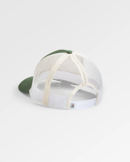Heritage Mesh Snapback Cap - Dark Forest - Flatlay