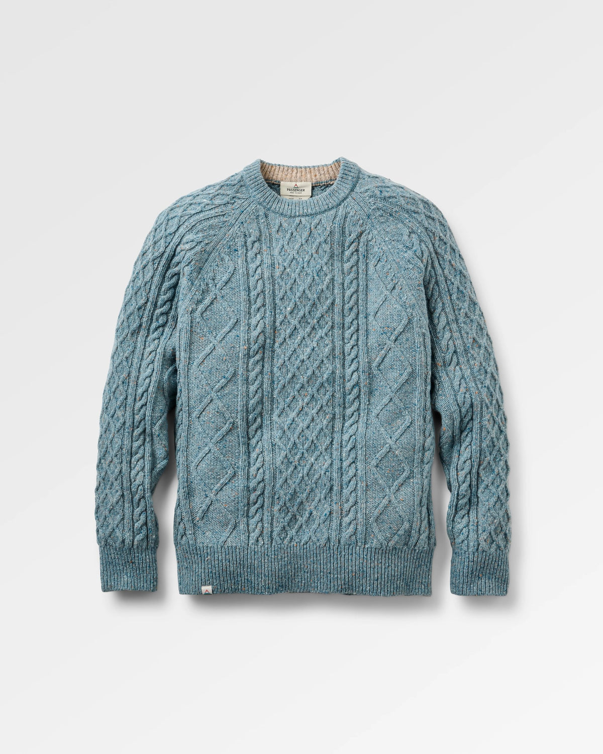 Sandbar Merino Blend Knitted Jumper - Arctic - Flatlay