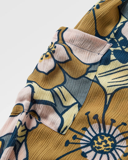 Thimbleberry Jumpsuit - Vintage Floral Sunlight - Flatlay