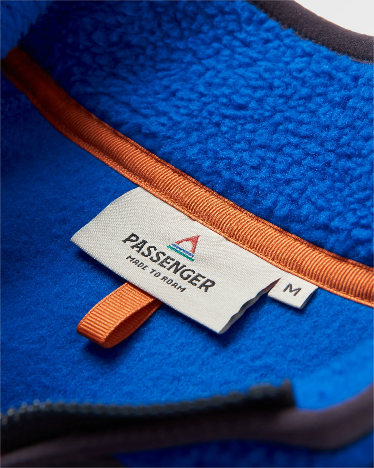 Offgrid 1/2 Zip Sherpa Fleece - Azure Blue - Flatlay