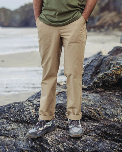 Rif-Raf Cotton Ripstop Trouser - Biscuit - Lifestyle