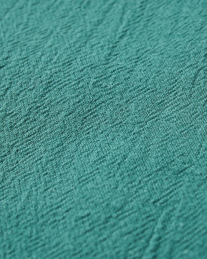 Drifter Cotton Linen Blend Short - Deep Ocean - Flatlay
