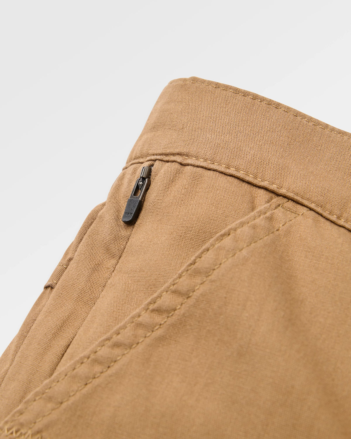Lani Light Cotton Short - Caramel - Flatlay