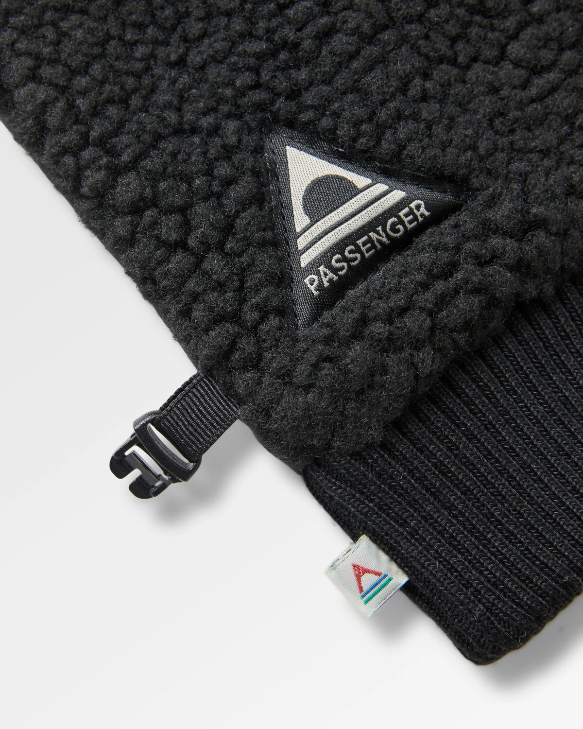 Snowfall Sherpa Gloves - Black - Flatlay