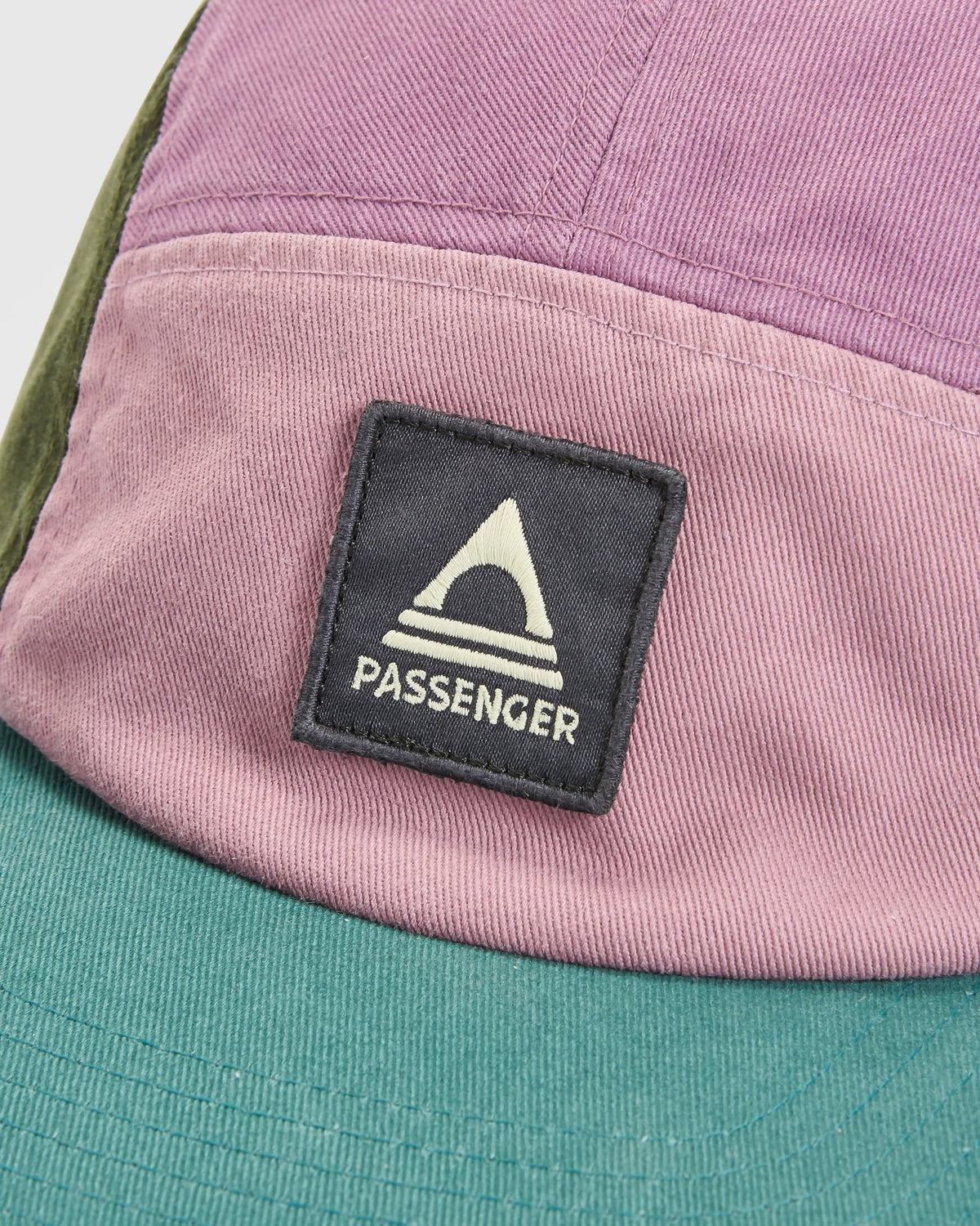 Fixie 5 Panel Cap - Grape Multi - Flatlay