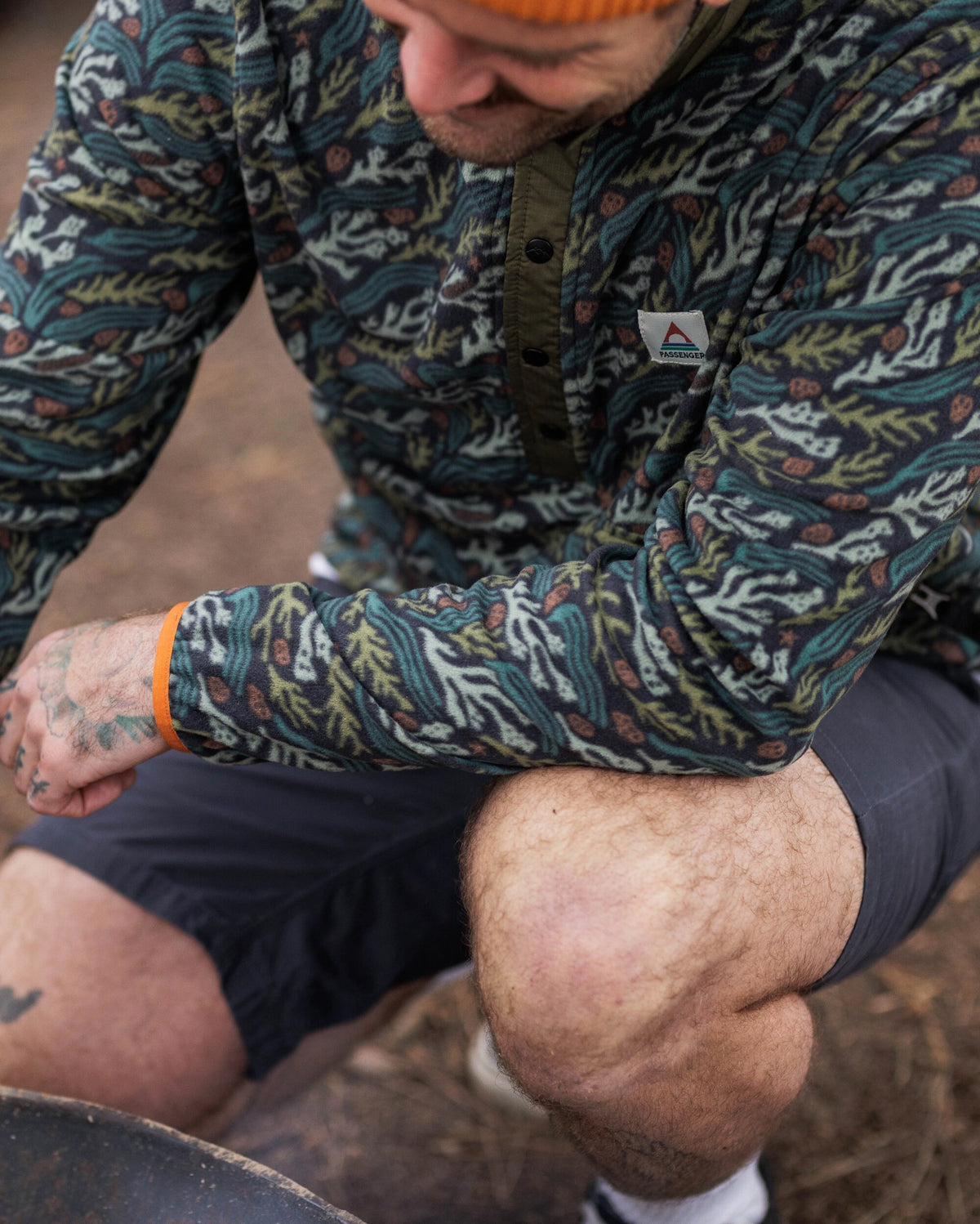Adrift Polar Fleece - Ocean Current Black - Lifestyle