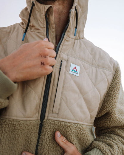 Adventure Deep-Pile Sherpa Fleece - Biscuit - Lifestyle