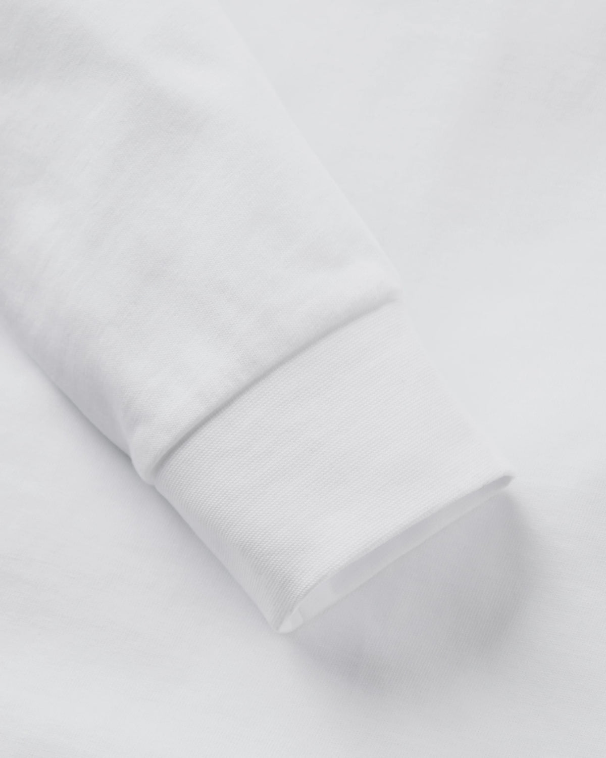 Vita Logo Relaxed Fit LS T-Shirt - White - Flatlay