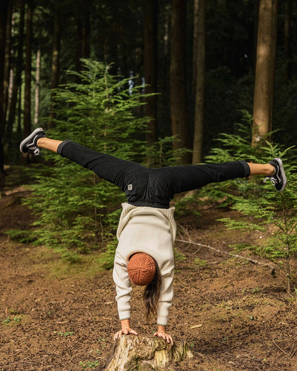 Compass Cord Trouser - Black - Lifestyle