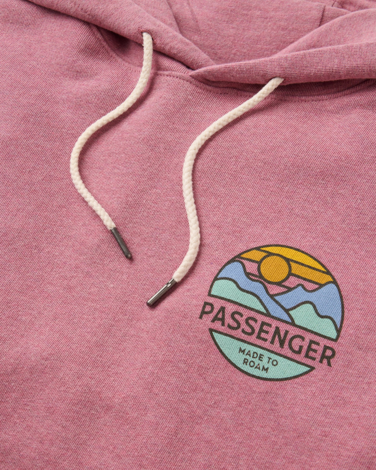 Laidback Hoodie - Pink Haze - Flatlay