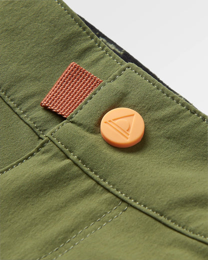 365 Trail Roll Up Short - Khaki - Flatlay