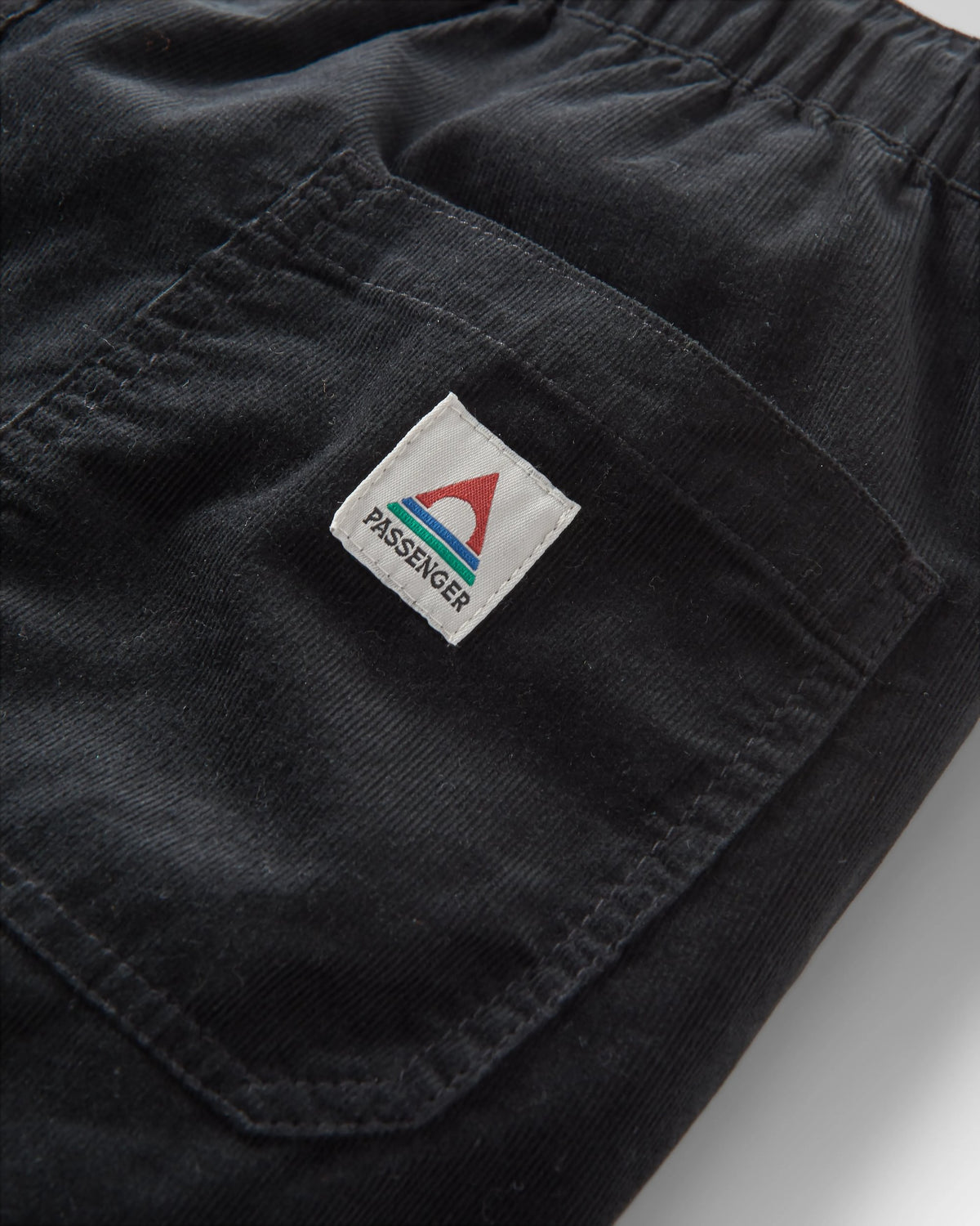 Compass Cord Trouser - Black - Flatlay
