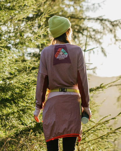 Pacifica Active LS Top - Berry Marl - Lifestyle