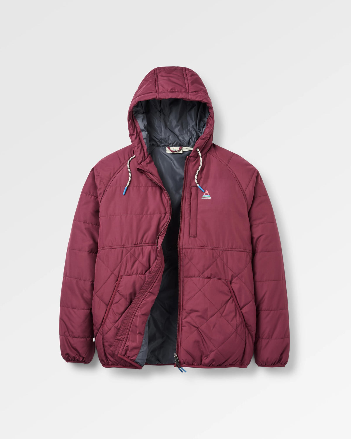 Dylan Insulated Full Zip Jacket - Fig - Flatlay