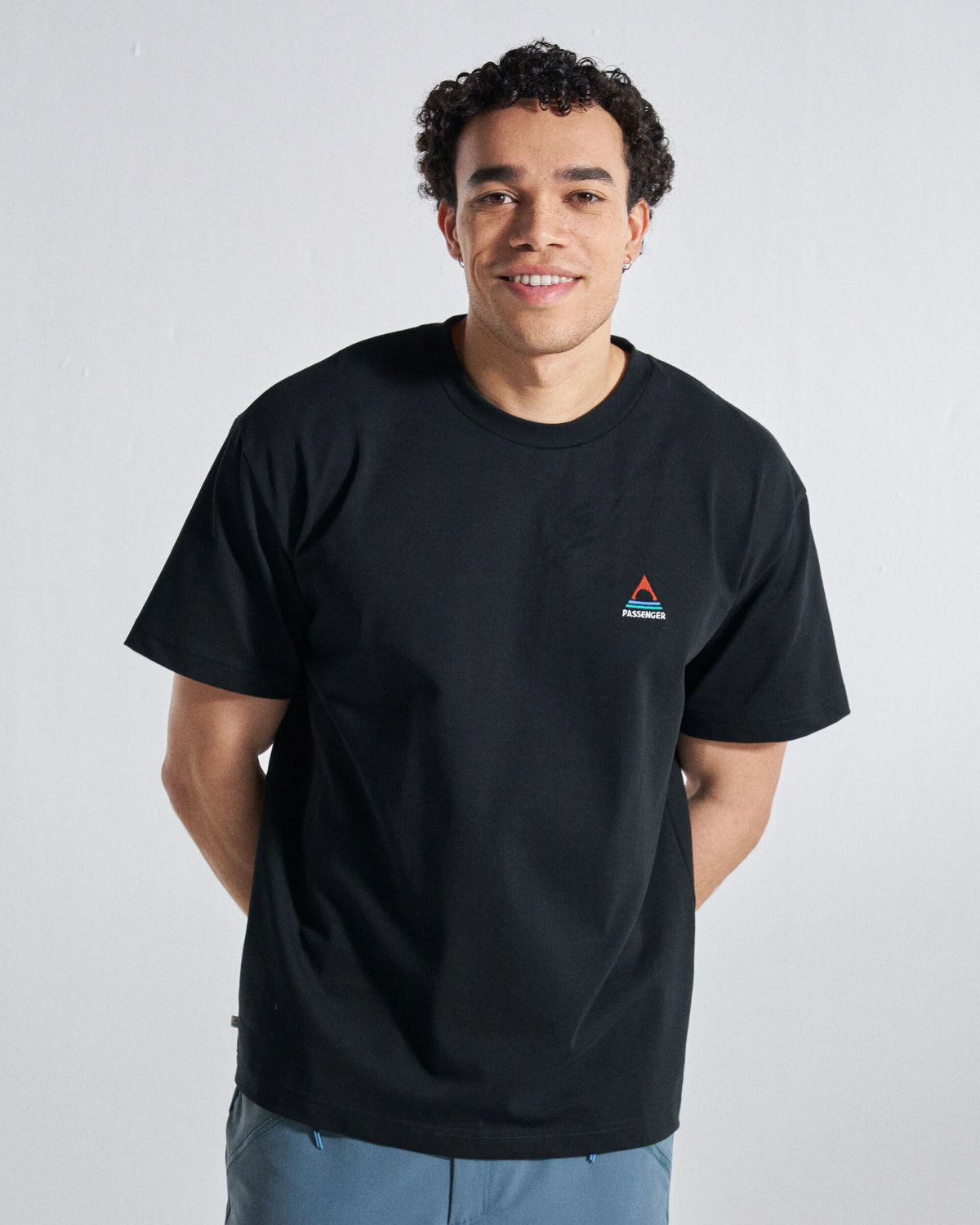Vita Relaxed Fit T-Shirt - Black - Studio Model