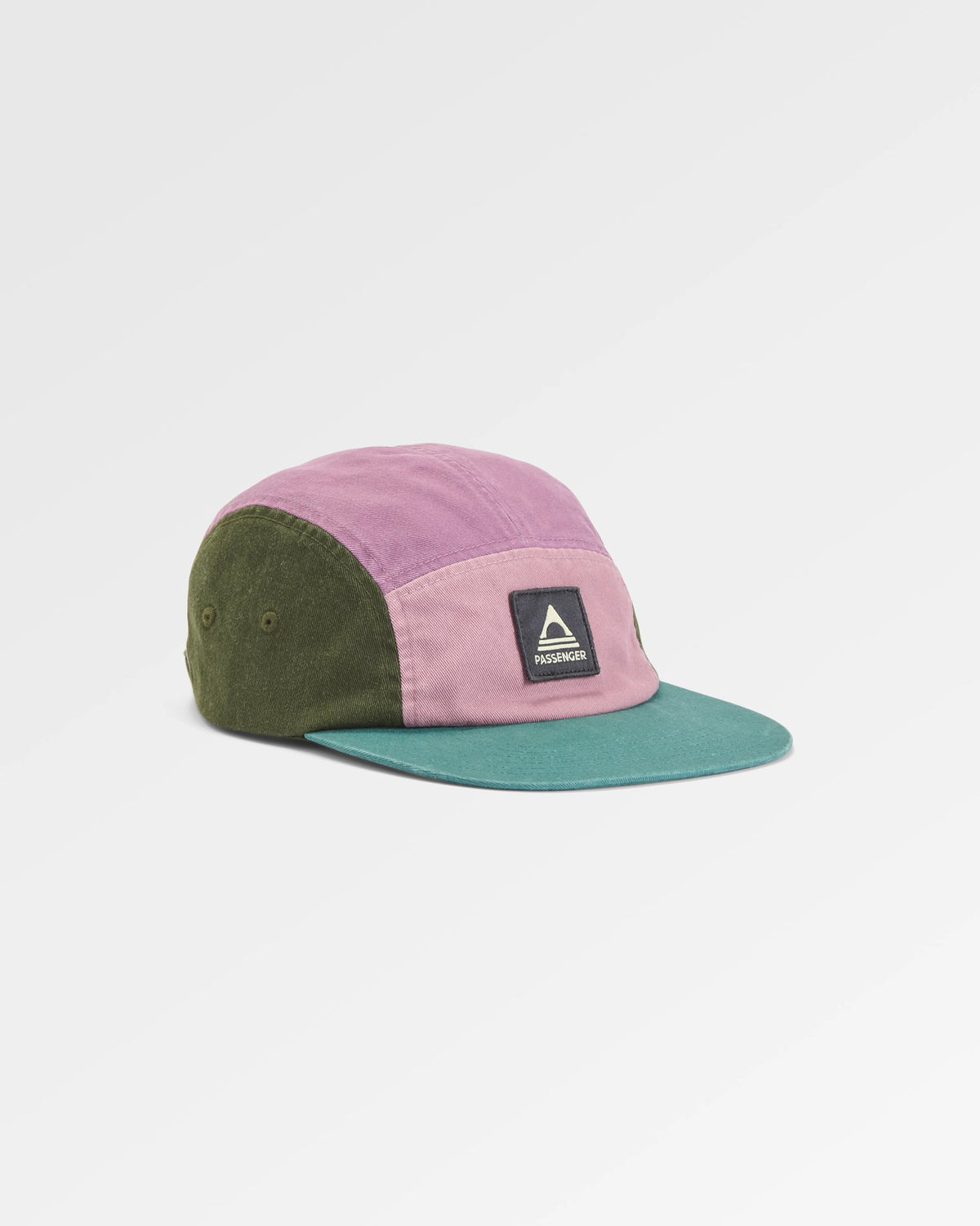Fixie 5 Panel Cap - Grape Multi - Flatlay