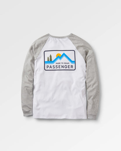 Made To Roam LS T-Shirt - White - Flatlay