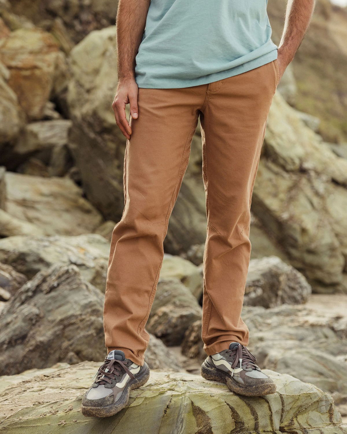 Horizon Regular Fit Trouser - Toffee - Lifestyle