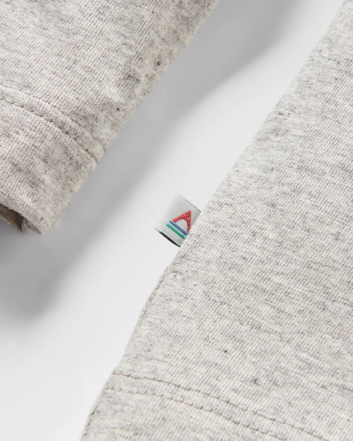 Heritage Relaxed Fit LS T-Shirt - Grey Marl - Flatlay