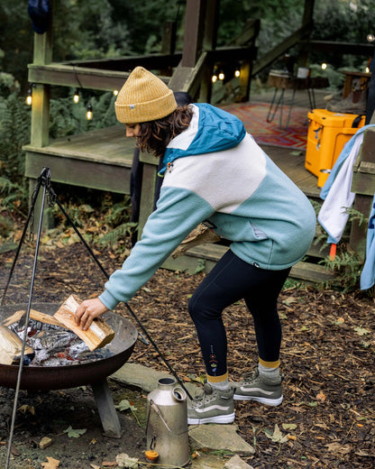 Maren 1/2 Zip Sherpa Fleece - Arctic - Lifestyle