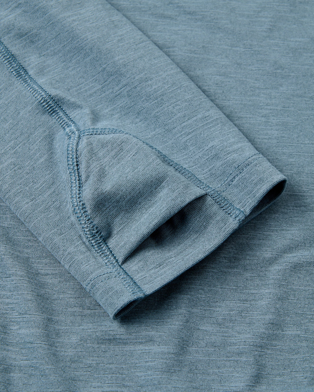 Light Ray Lightweight UPF50 LS T-Shirt - Storm Grey Marl - Flatlay