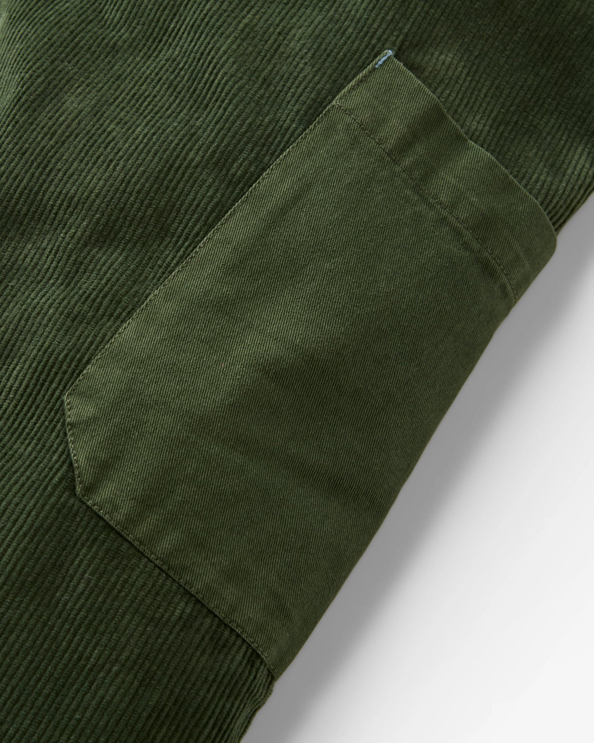 Refuel Cotton Cord Dungarees - Fir Tree - Flatlay