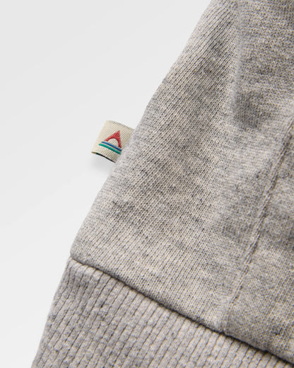 Riser Cotton Hoodie - Grey Marl - Flatlay