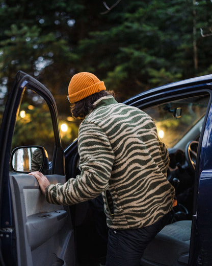 Trekker Deep-Pile Sherpa Fleece - Strata Khaki - Lifestyle
