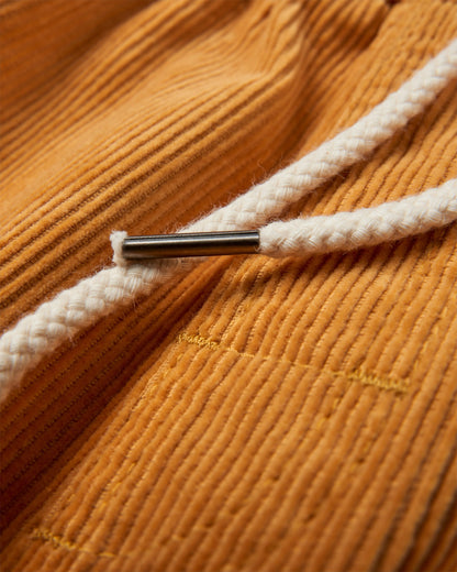 Drifter Cord Short - Spruce Yellow - Flatlay