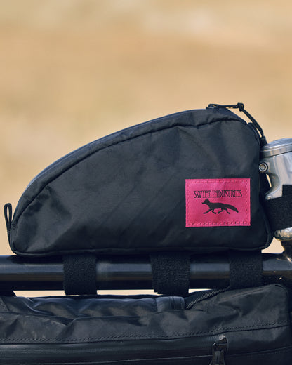 Swift Industries Moxie Top Tube Bag - Black  - Lifestyle