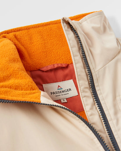 Finn Polar Fleece Lined Jacket - Baked Clay - Flatlay
