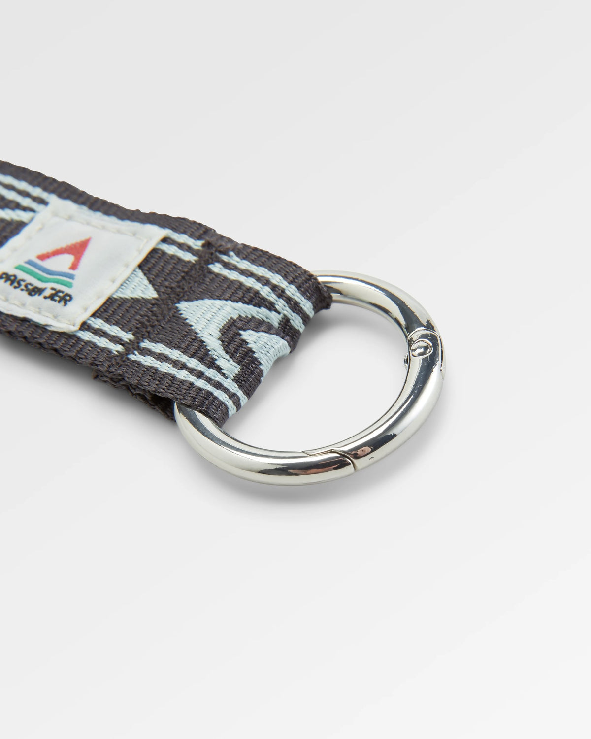 Travel Key Ring - Stepping Stone - Surf Spray/Charcoal - Flatlay