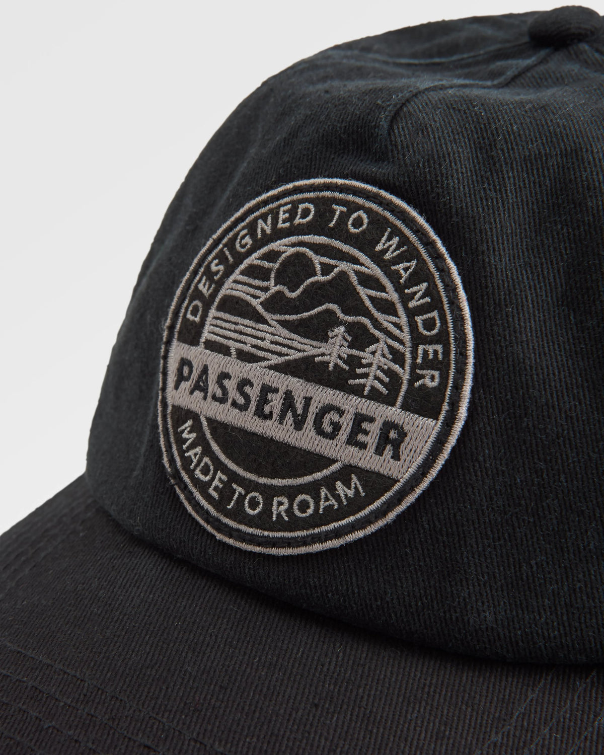 Odyssey 5 Panel Cap - Black - Flatlay